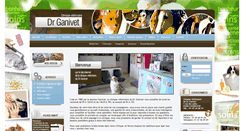 Desktop Screenshot of clinique-veterinaire-ganivet.com