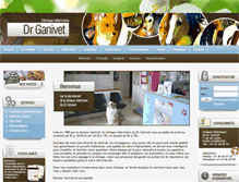 Tablet Screenshot of clinique-veterinaire-ganivet.com